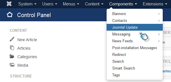 JoomlaUpdate