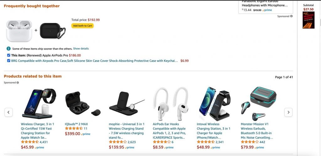 product recommendation amazon