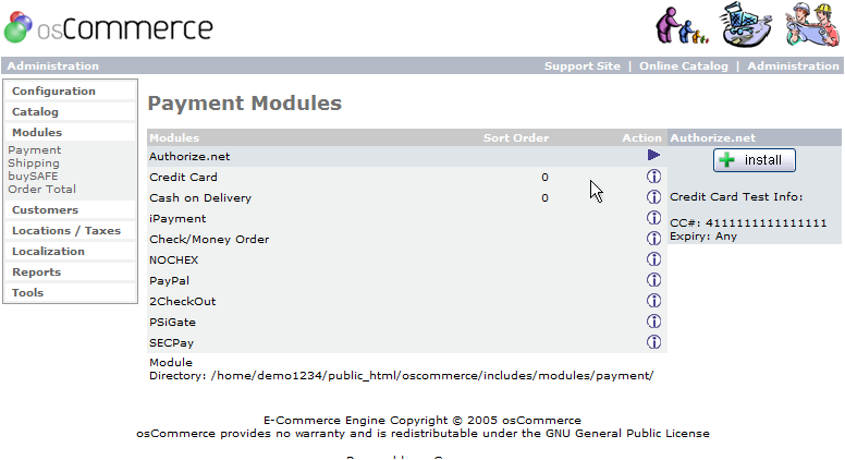 How to add payment modules in osCommerce - Kualo Limited