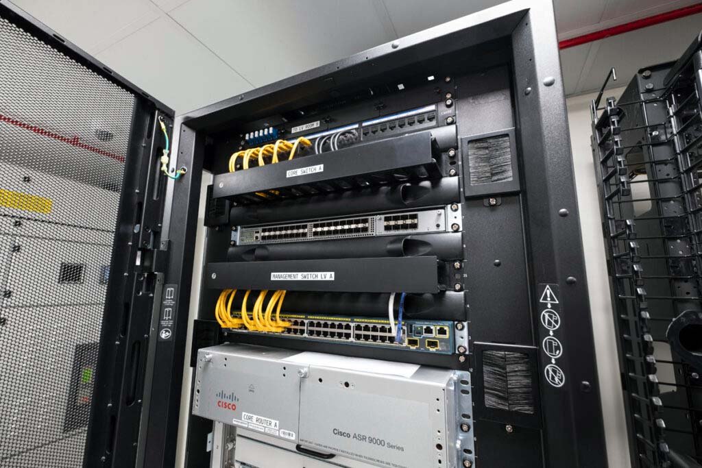 N+N meshed Cisco 40/100GigE network